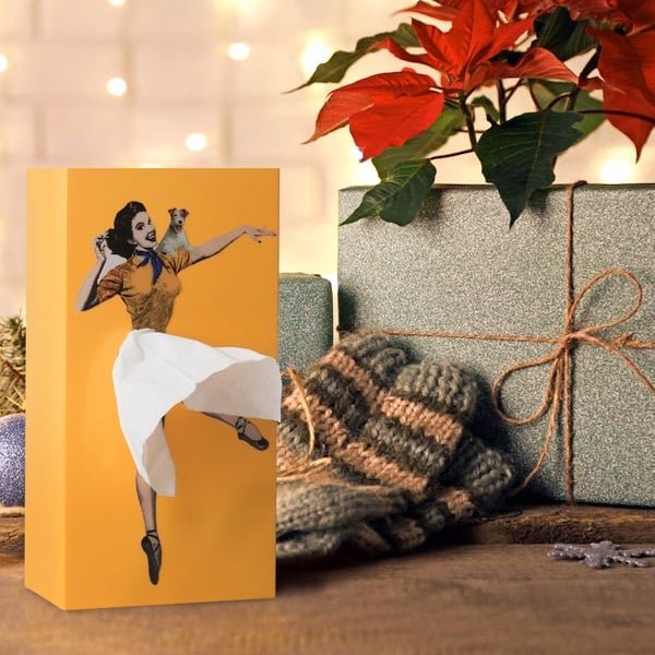 Creative Flying Skirt Tissue Box Cover - Whimsical Tissue Holder for Home Décor 5