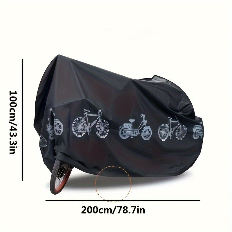 Cyclonic Shield - Heavy-Duty All-Weather Bicycle Cover for Electric Bikes 5