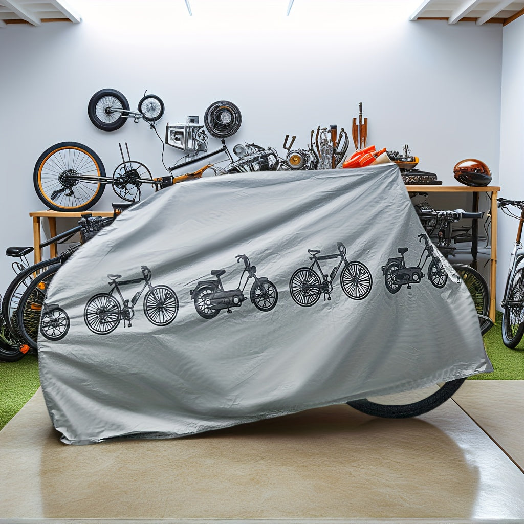 Cyclonic Shield - Heavy-Duty All-Weather Bicycle Cover for Electric Bikes 8