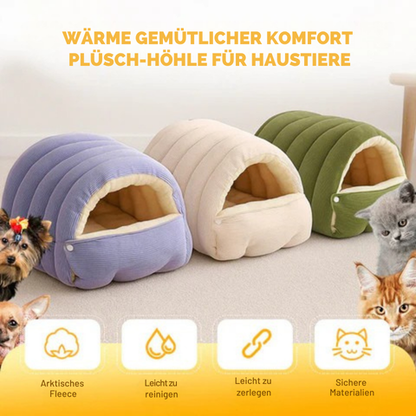 PAWSNUG – Cozy Pet Cave for Warm and Secure Relaxation