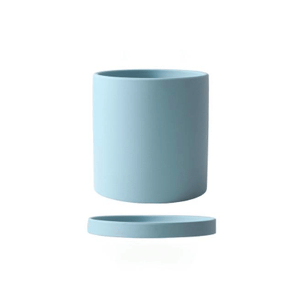 Elegant White Ceramic Flowerpot - Minimalist Design for Modern Home Décor 11