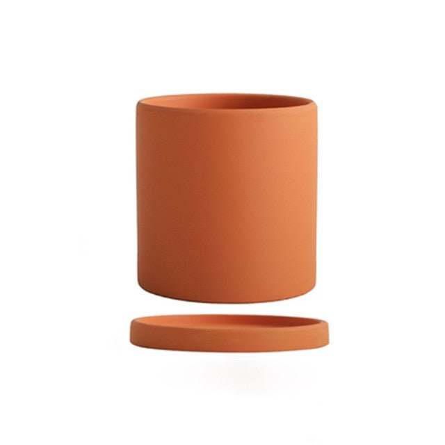 Elegant White Ceramic Flowerpot - Minimalist Design for Modern Home Décor 9