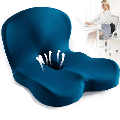 COMFISEAT – Premium memory foam cushion for posture & comfort