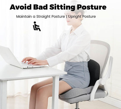 COMFISEAT – Premium memory foam cushion for posture & comfort