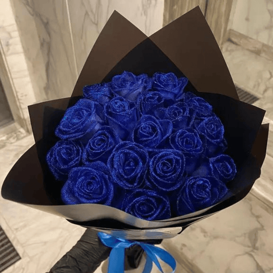 ROSEFLEUR – Artificial Glitter Rose Designed for Long-Lasting Elegance and Home Decor