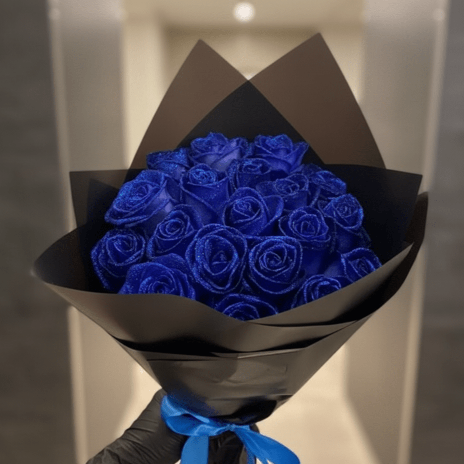 ROSEFLEUR – Artificial Glitter Rose Designed for Long-Lasting Elegance and Home Decor