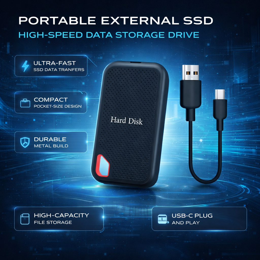 SPEEDCORE – External SSD for Ultra Fast Transfers and Digital Convenience