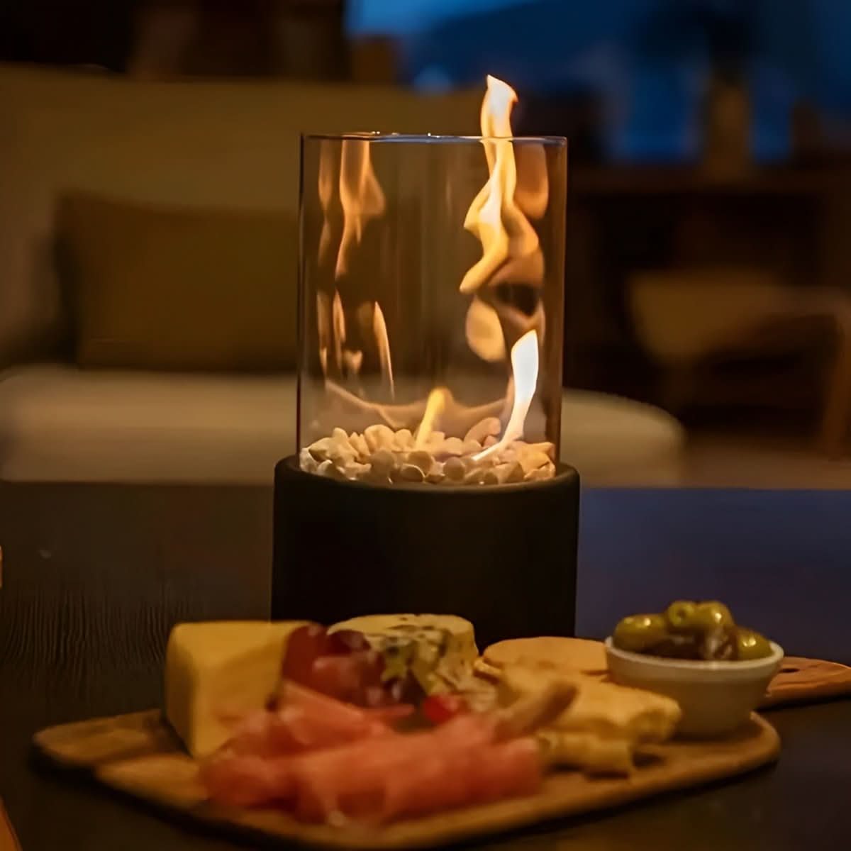 FlameCore - Portable Tabletop Fireplace for Indoor & Outdoor Cozy Ambiance 1