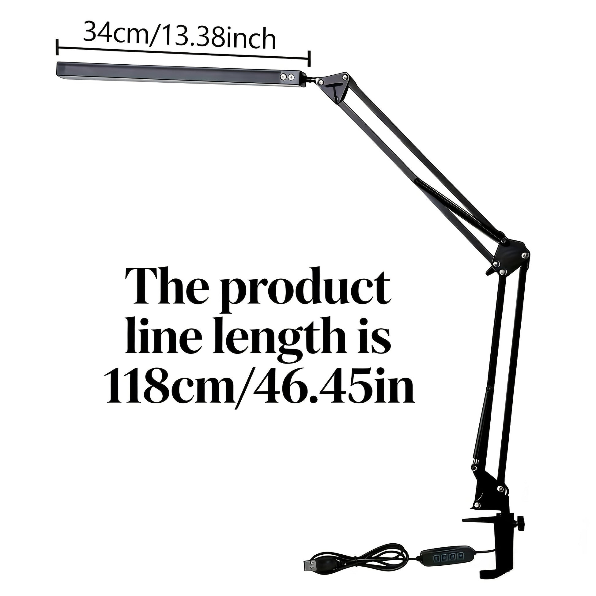 FlexiGlow - Adjustable Clip Lamp with 3 Color Temperatures & 10 Brightness Levels for Reading and Desk Use 6
