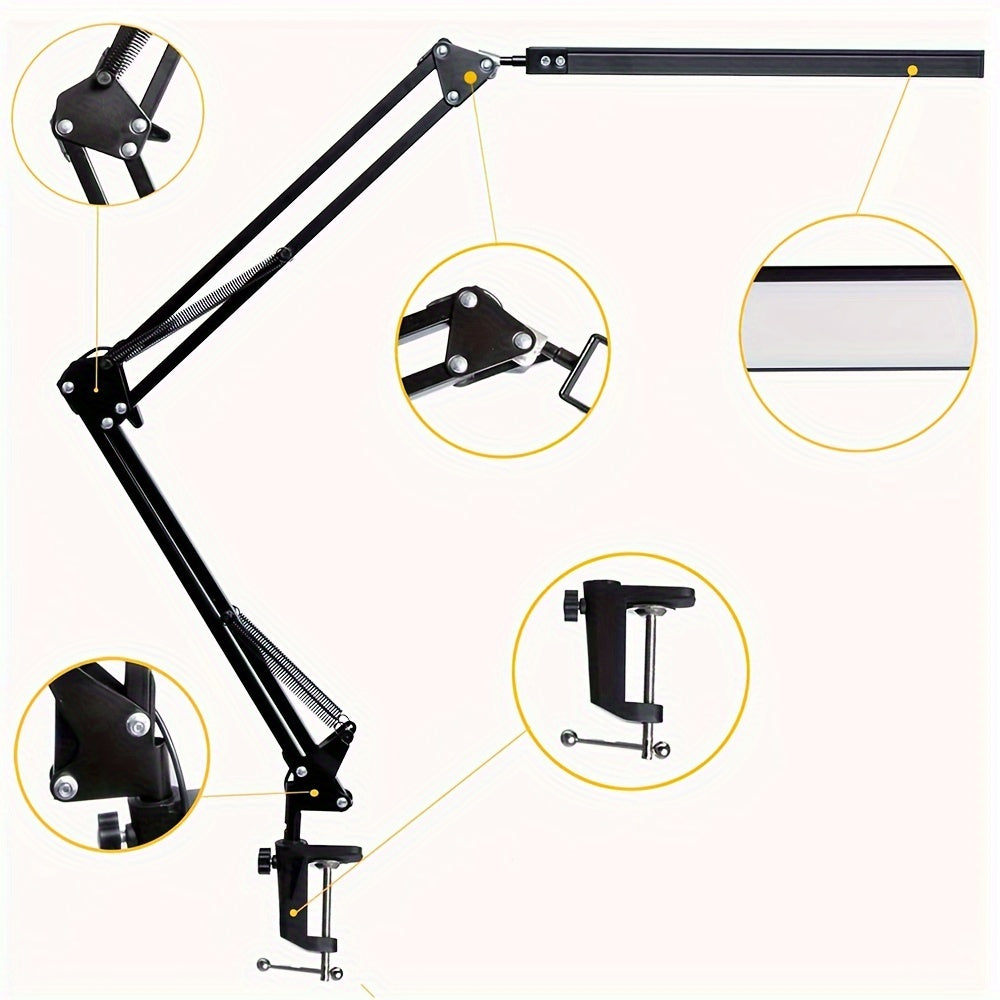 FlexiGlow - Adjustable Clip Lamp with 3 Color Temperatures & 10 Brightness Levels for Reading and Desk Use 7