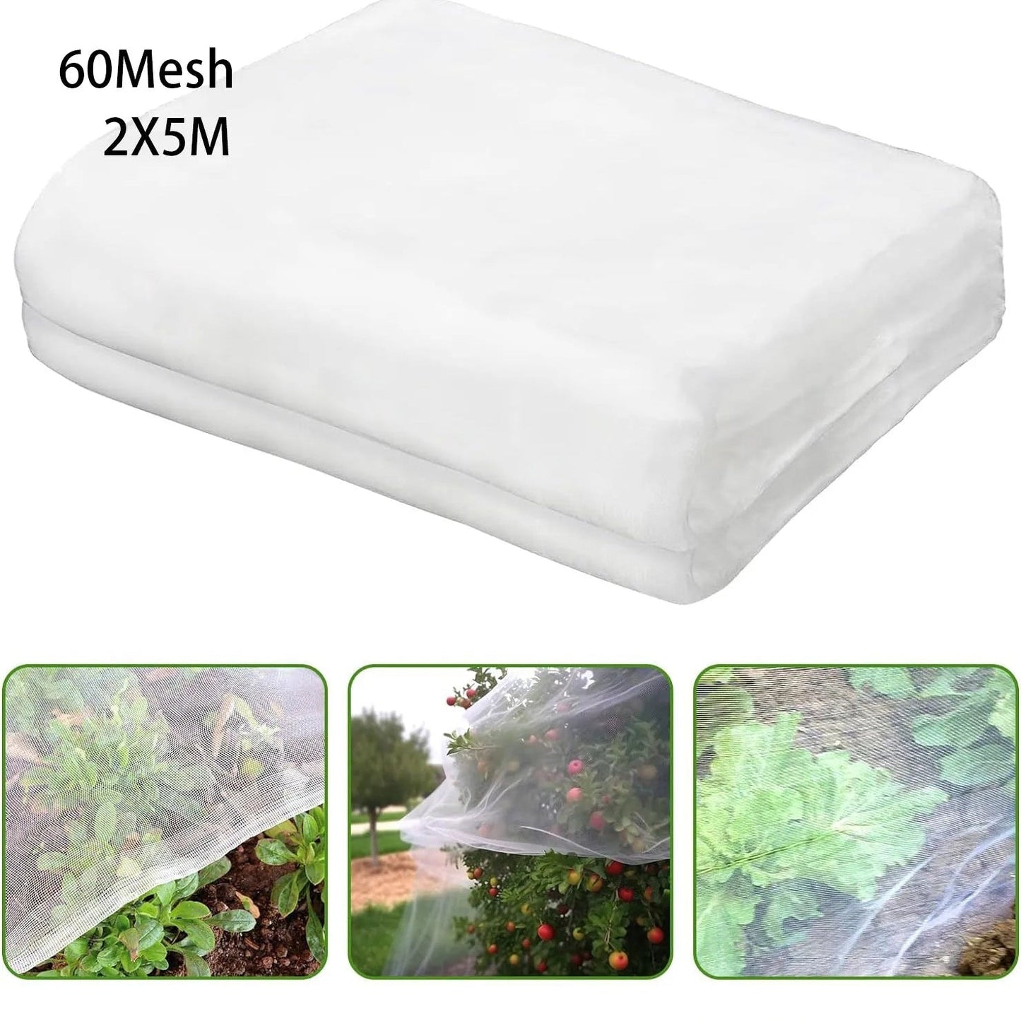 BUGBLOCK – HDPE Insect Net for Breathable Plant Protection & Pest Control