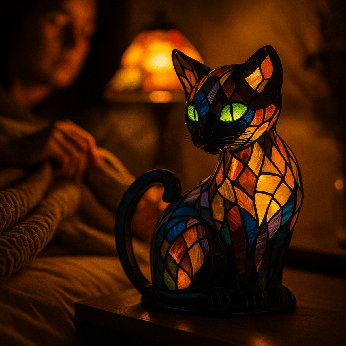 LUMIPAWS – Playful LED cat night lamp with gentle ambient glow