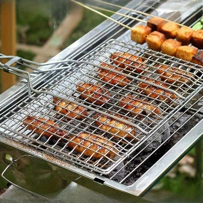 GrillGrid - Large Capacity Grill Basket for Even Cooking of Fish and Veggies 6