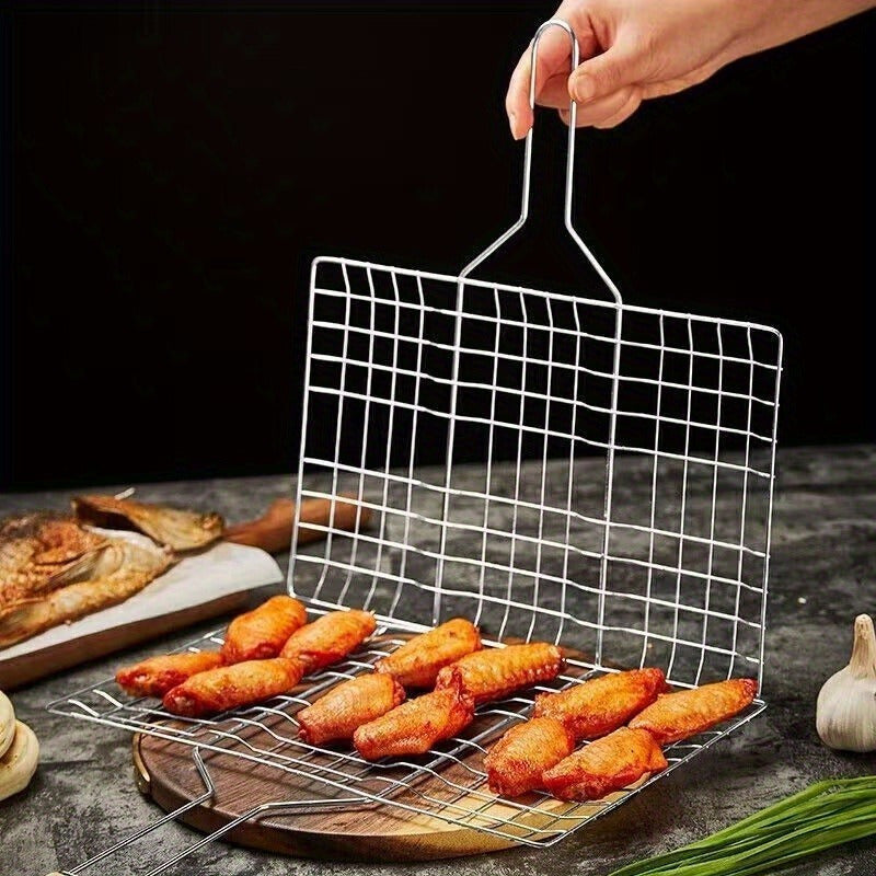 GrillGrid - Large Capacity Grill Basket for Even Cooking of Fish and Veggies 7