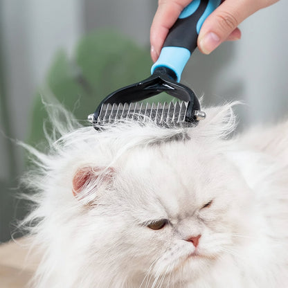 GroomMaster Pro - Dual-Sided Deshedding Brush for Dogs & Cats 2