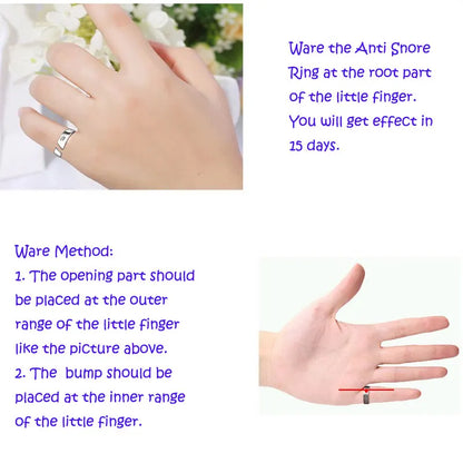 SNORERING – Magnetic Anti-Snore Sleep Aid Ring