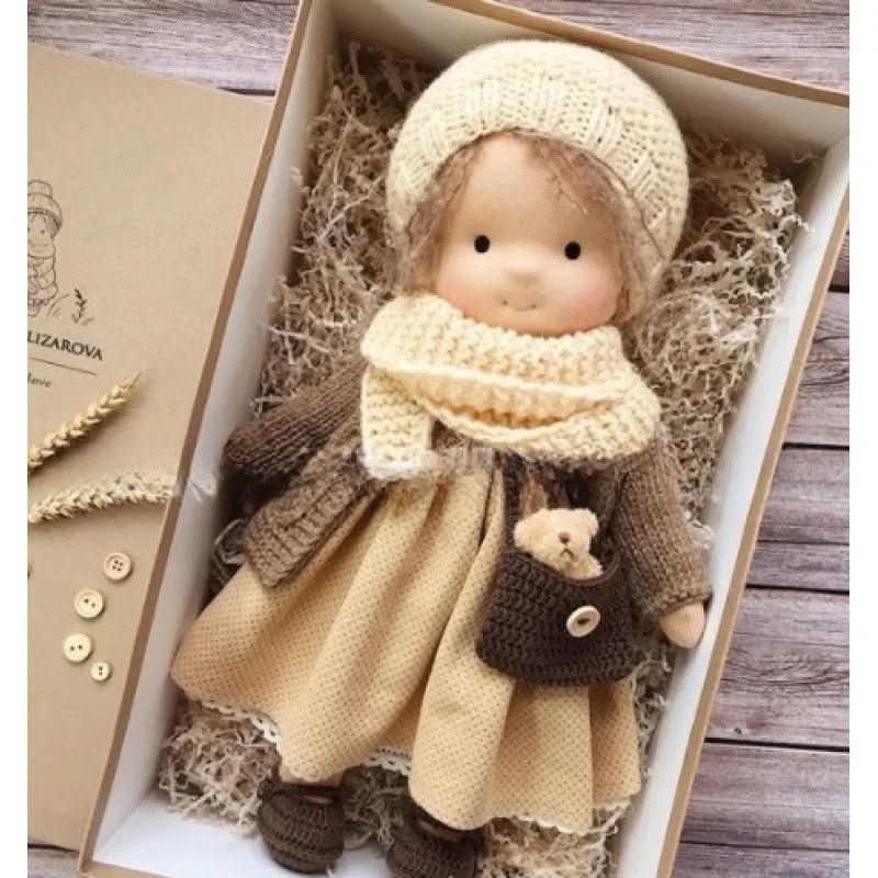 CALMDOLL – Handmade Waldorf Cotton Doll for Soft, Natural & Imaginative Play