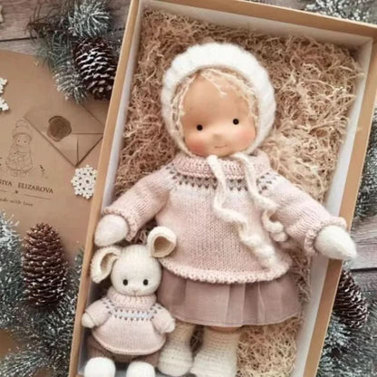 CALMDOLL – Handmade Waldorf Cotton Doll for Soft, Natural & Imaginative Play
