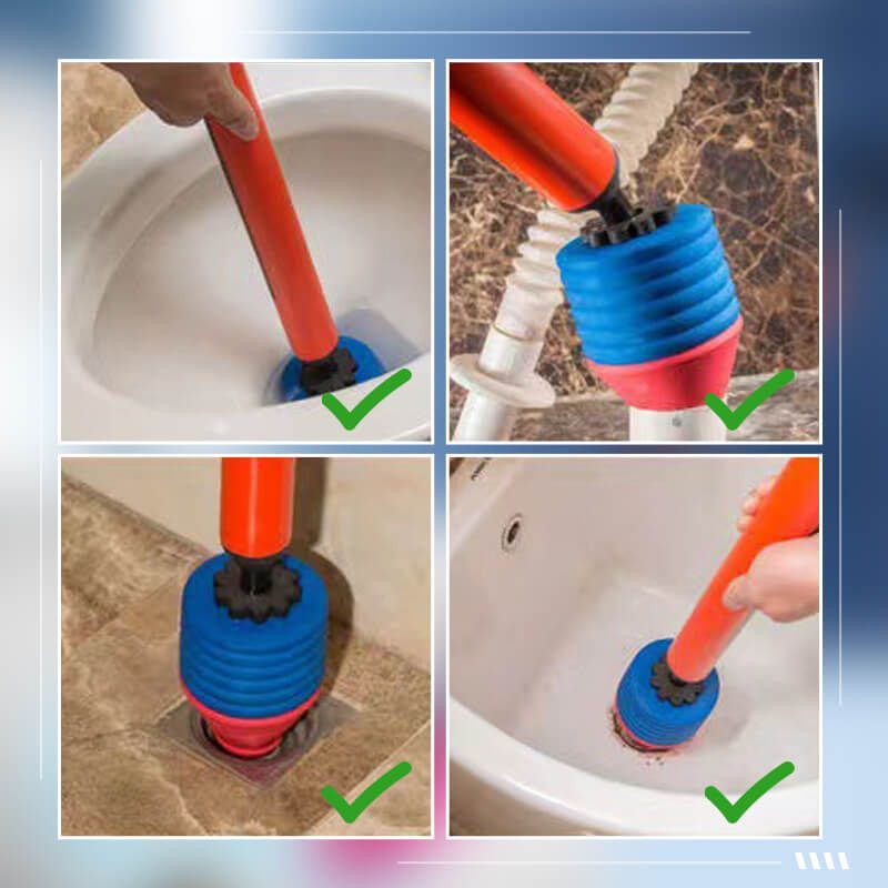 AIRSTRIKE – Plunger – High-Pressure Air Toilet Unblocker Tool