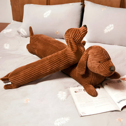 DOXIDREAM – Plush Dachshund Cushion for Cozy Relaxation
