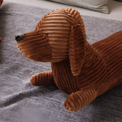 DOXIDREAM – Plush Dachshund Cushion for Cozy Relaxation