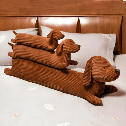 DOXIDREAM – Plush Dachshund Cushion for Cozy Relaxation