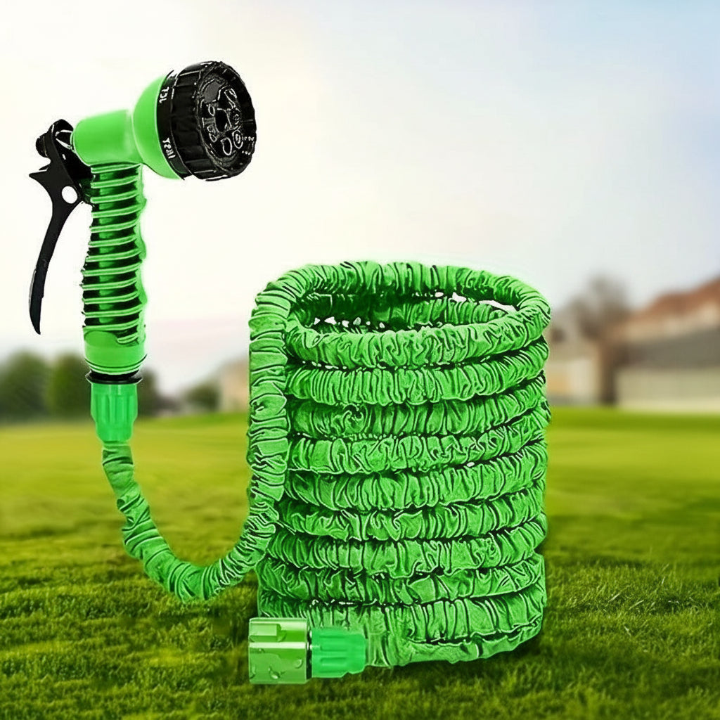HydroFlex - High-Pressure Expandable Garden Hose with 7 Spray Modes 1