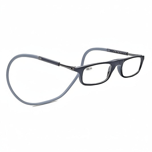 Innovative Magnetic Reading Glasses with Neck-Hanging Comfort Design 1