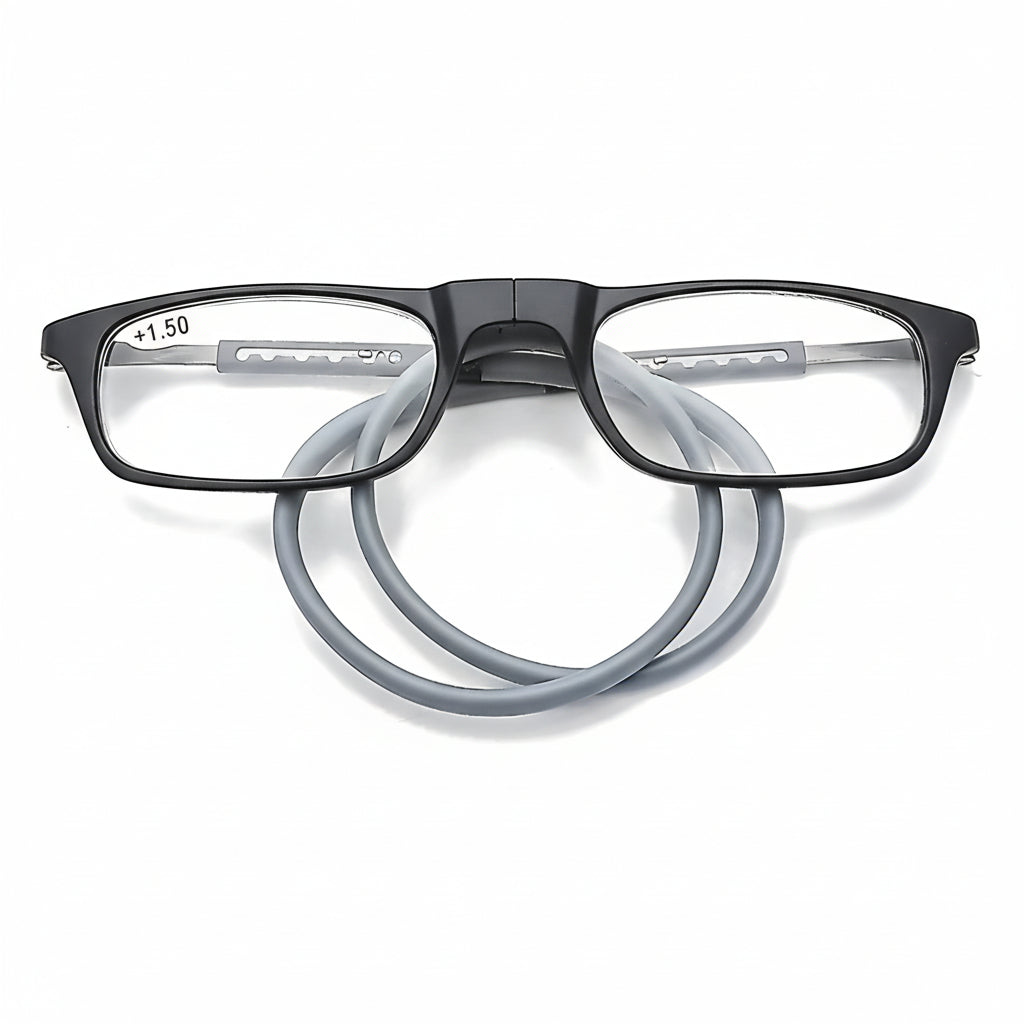 OPTISMART – Magnetic Neck-Hanging Reading Glasses for Clear Vision On-the-Go