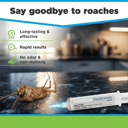 PESTZERO – Powerful Cockroach Gel Bait for Indoor Infestations