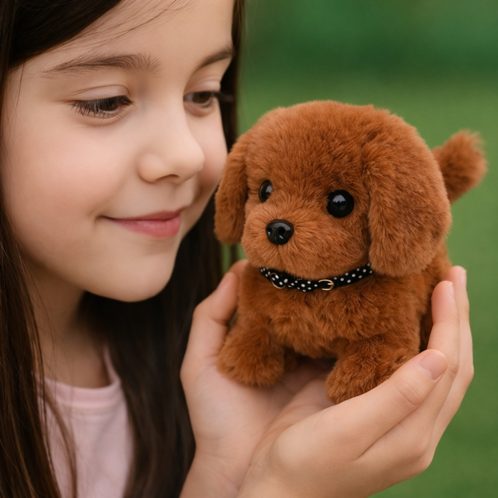 PUPPYMATE – Interactive Plush Puppy Walking Barking Pet Toy