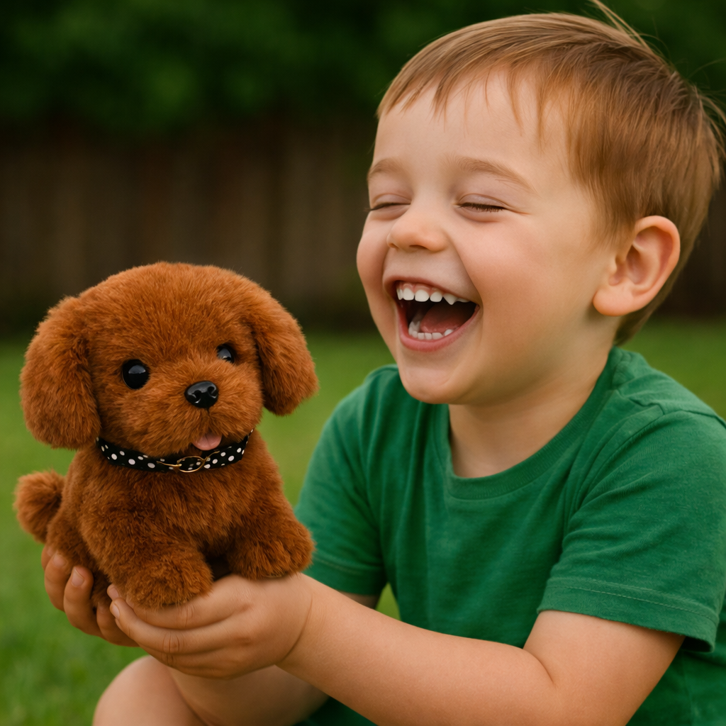 PUPPYMATE – Interactive Plush Puppy Walking Barking Pet Toy