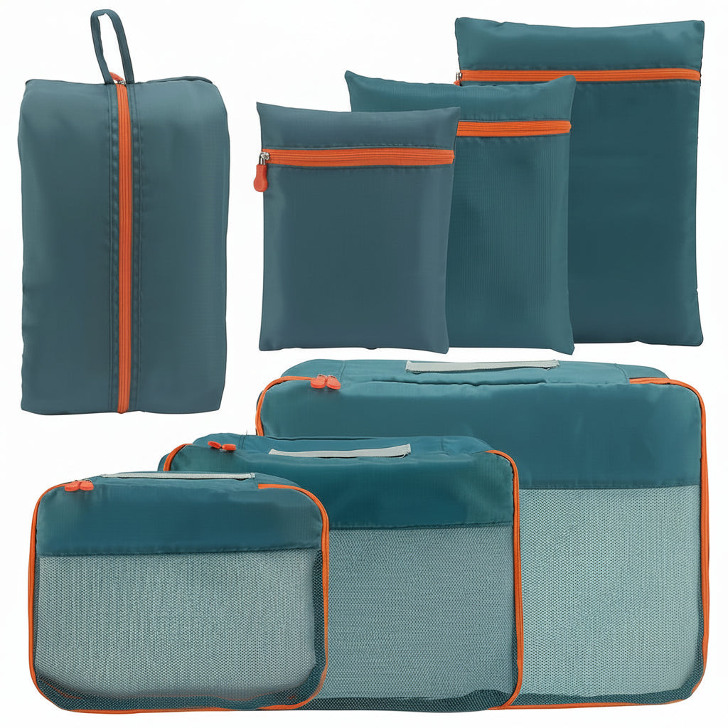 JOURNEASY - 7-Piece Packing Cubes Set for Travel Organization & Space-Saving 0