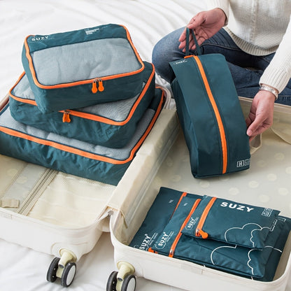 JOURNEASY - 7-Piece Packing Cubes Set for Travel Organization & Space-Saving 1