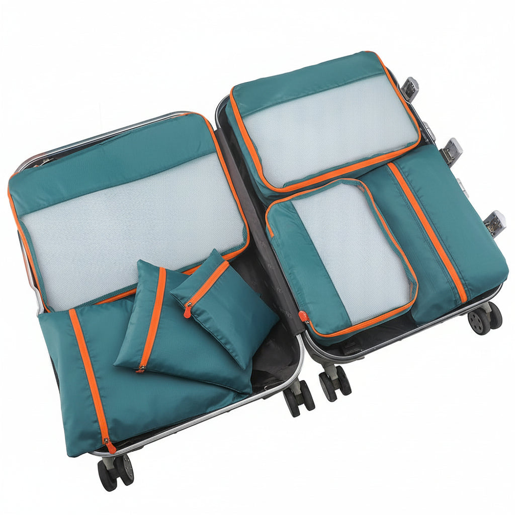 JOURNEASY - 7-Piece Packing Cubes Set for Travel Organization & Space-Saving 8