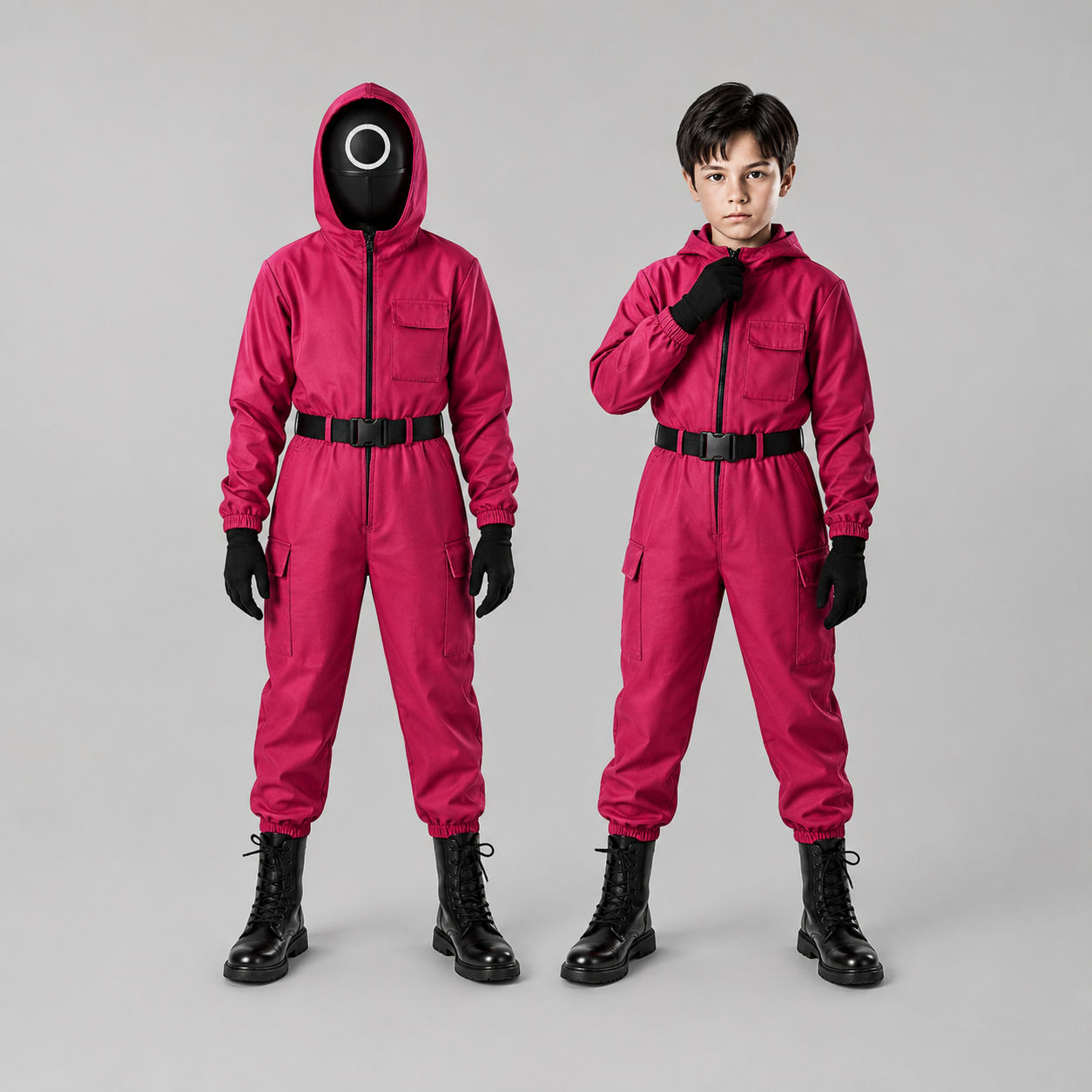 GUARDPLAY – Hooded Costume Jumpsuit Mask Party Set
