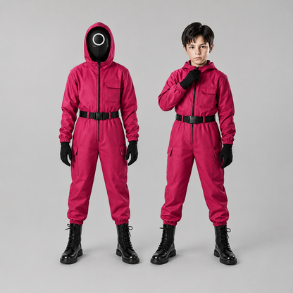GUARDPLAY – Hooded Costume Jumpsuit Mask Party Set