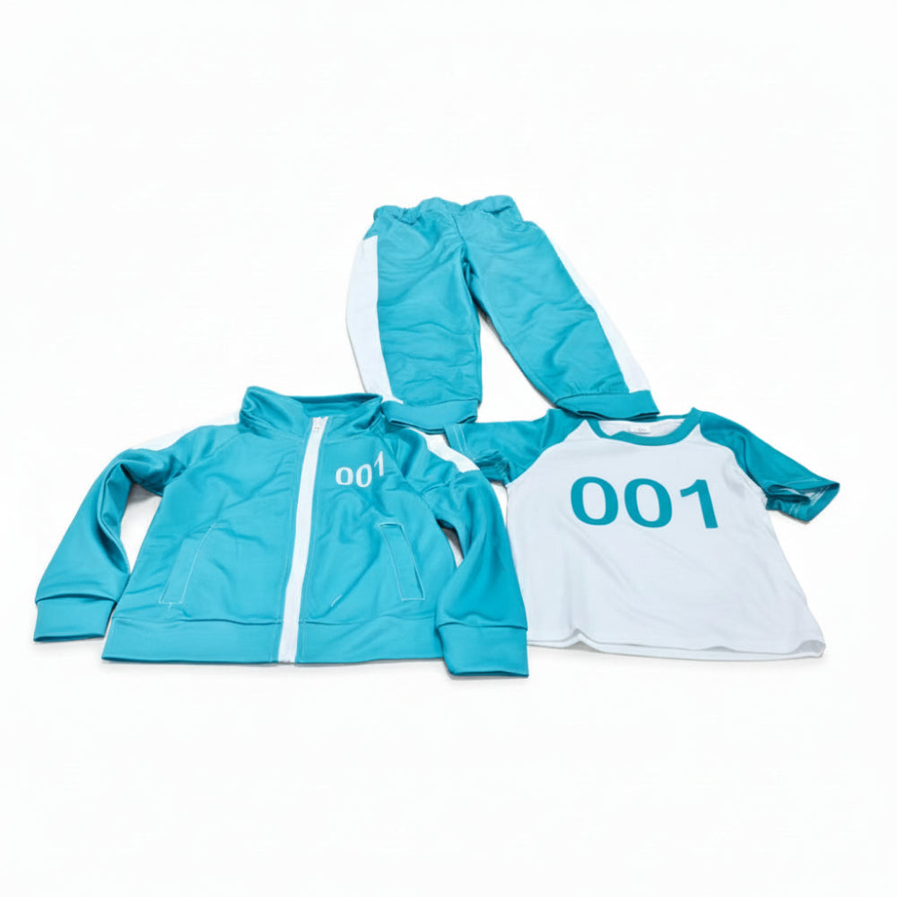 PLAYTRACK – 3 Piece Costume Tracksuit Dress Up Outfit Set