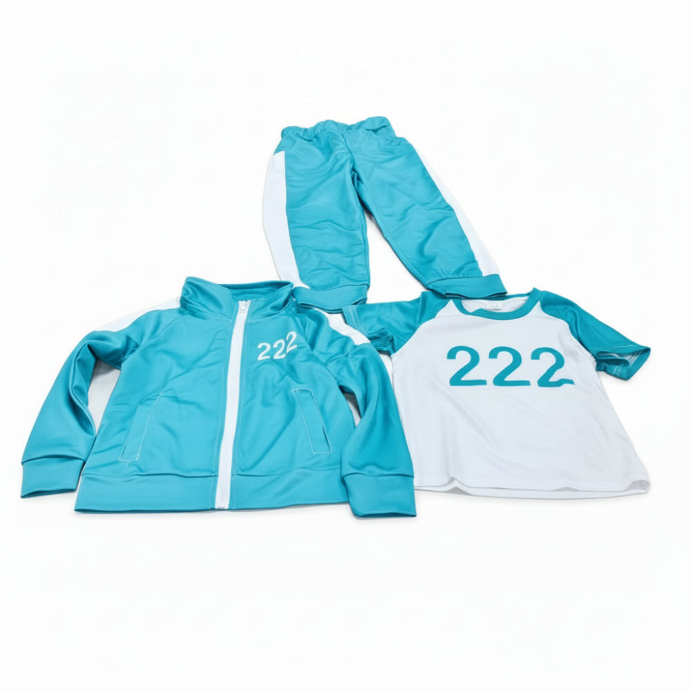 PLAYTRACK – 3 Piece Costume Tracksuit Dress Up Outfit Set