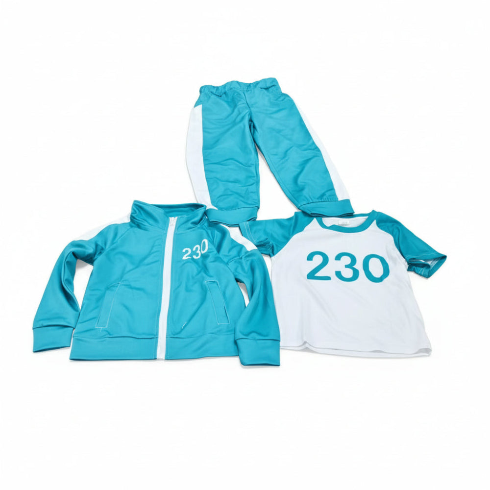 PLAYTRACK – 3 Piece Costume Tracksuit Dress Up Outfit Set