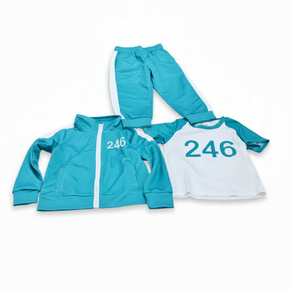 PLAYTRACK – 3 Piece Costume Tracksuit Dress Up Outfit Set
