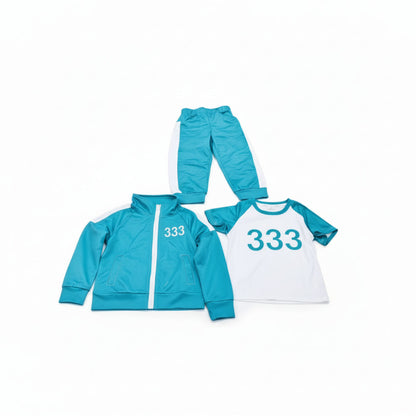 PLAYTRACK – 3 Piece Costume Tracksuit Dress Up Outfit Set