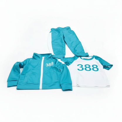 PLAYTRACK – 3 Piece Costume Tracksuit Dress Up Outfit Set