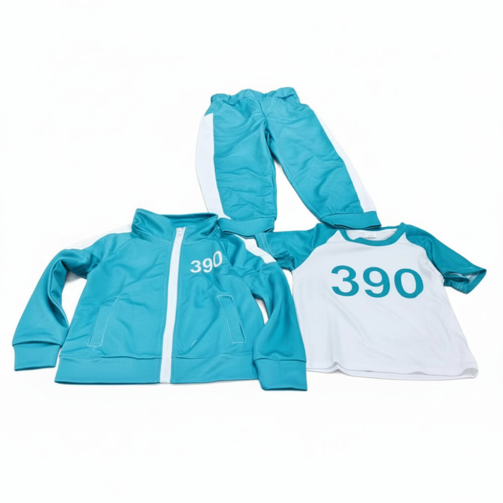 PLAYTRACK – 3 Piece Costume Tracksuit Dress Up Outfit Set
