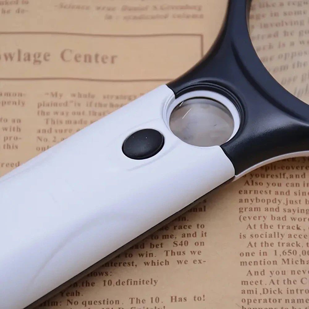 CLARISCOPE – 45x Handheld Magnifying Glass with LED Light for Precision Viewing