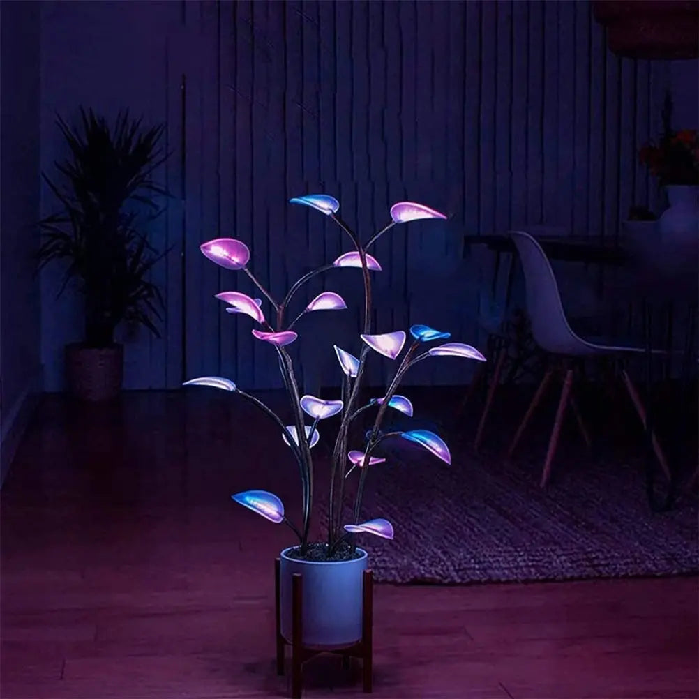 FLORALUME – Illuminated Decorative Plant with Programmable Light Modes