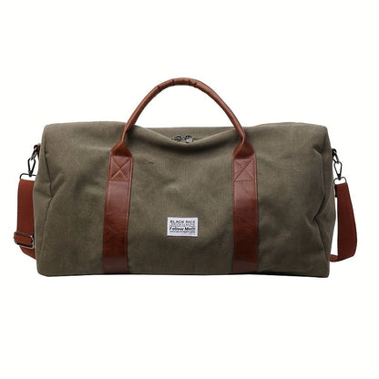 LUXIBAG - Vintage Washed Travel Duffel Bag with Large Capacity & Organizer 9