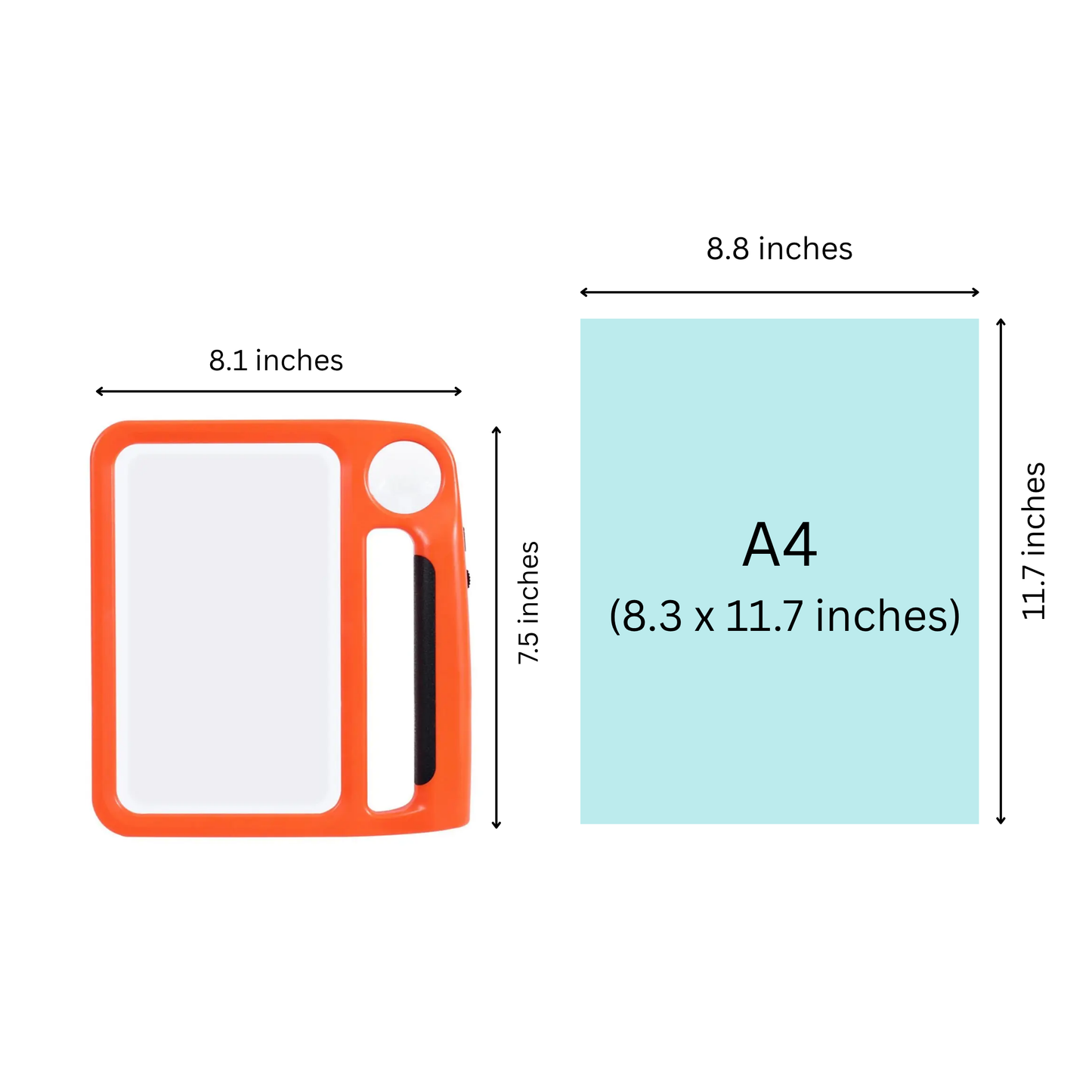 INSPECTORA – LED Magnifying Lens for Hobby, Repair, and Reading Tasks