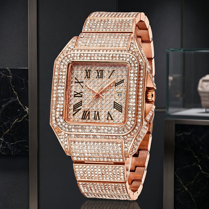 GLAMORA – Rhinestone Watch for Timeless Everyday Elegance
