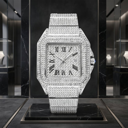 GLAMORA – Rhinestone Watch for Timeless Everyday Elegance